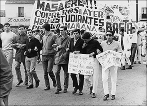 cortesía de: http://sobrehistoria.com/tlatelolco-matanza-estudiantil-en-mexico-68/